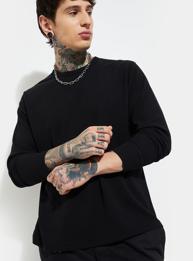 URB_N Men Textured T-shirt
