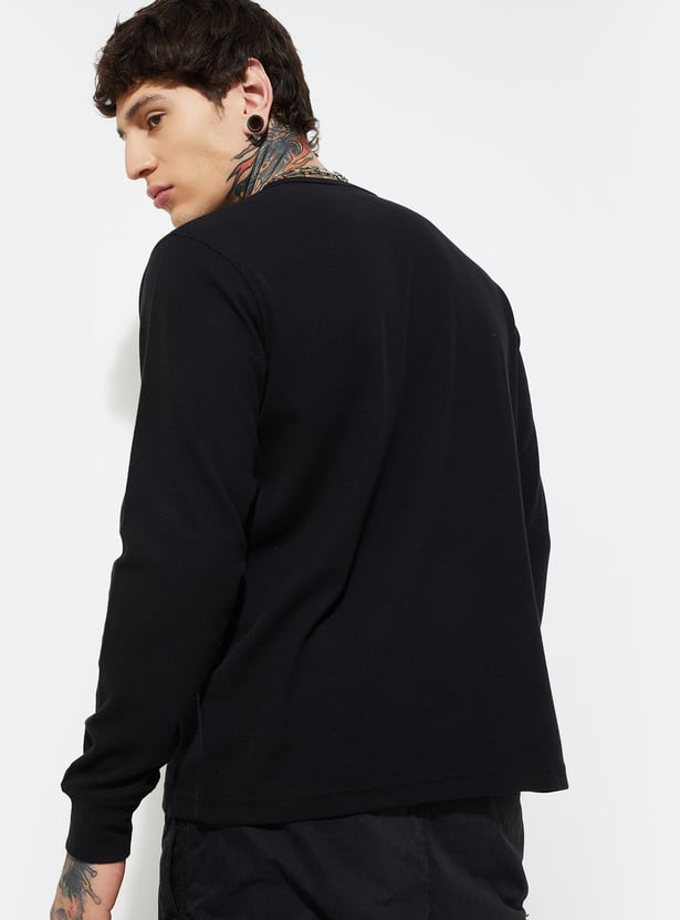URB_N Men Textured T-shirt
