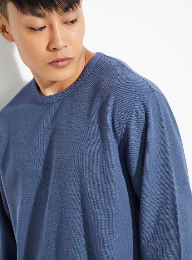 URB_N Men Textured T-shirt