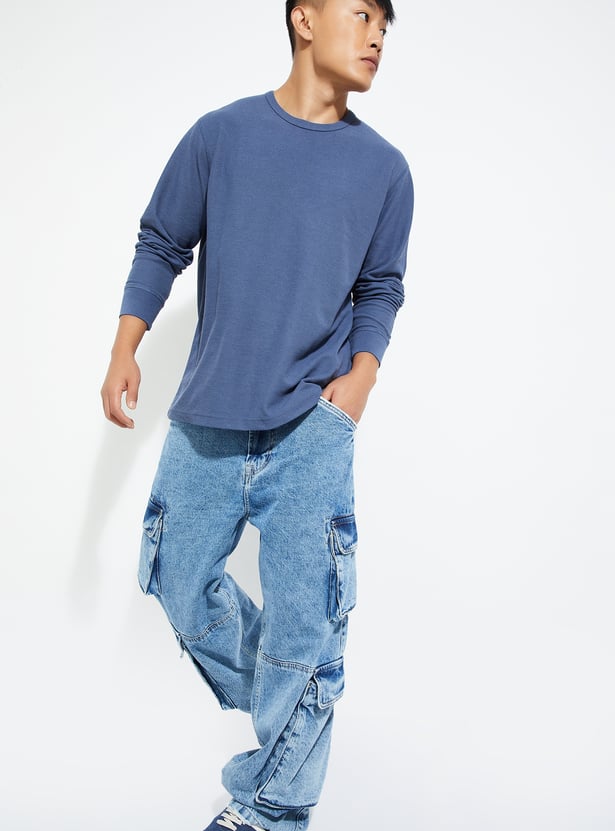 URB_N Men Textured T-shirt