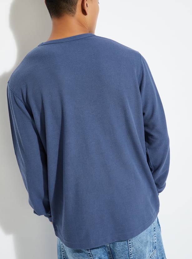 URB_N Men Textured T-shirt