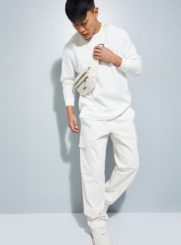 URB_N Men Textured T-shirt