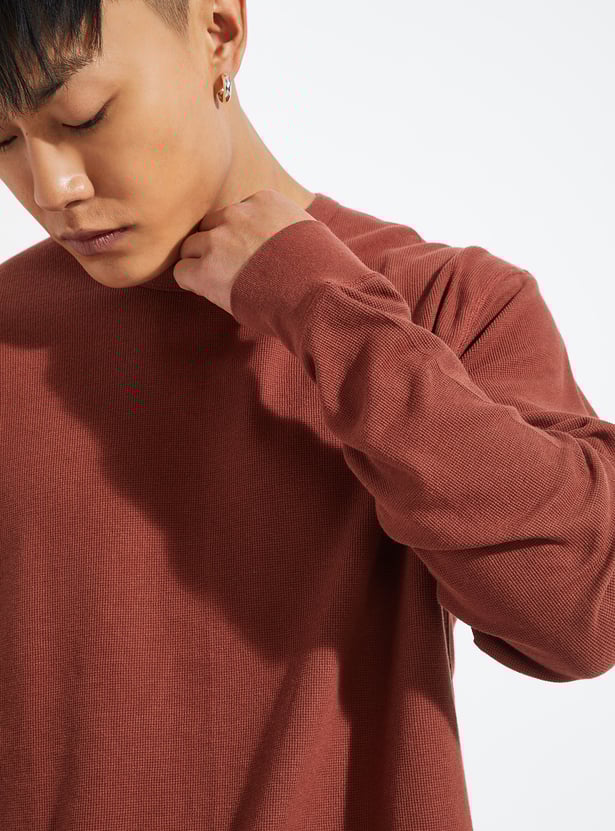 URB_N Men Textured T-shirt