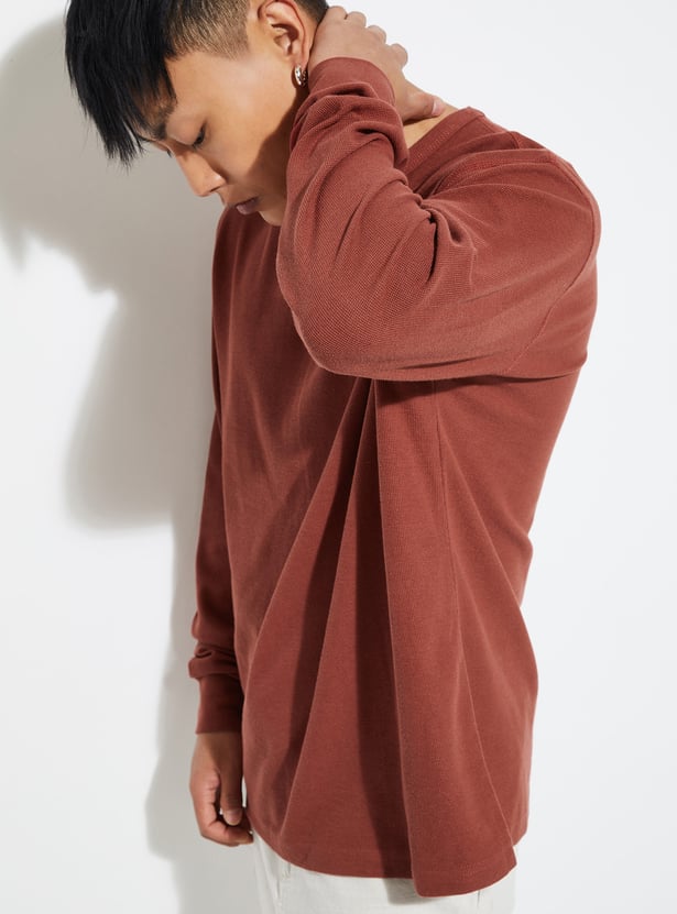 URB_N Men Textured T-shirt