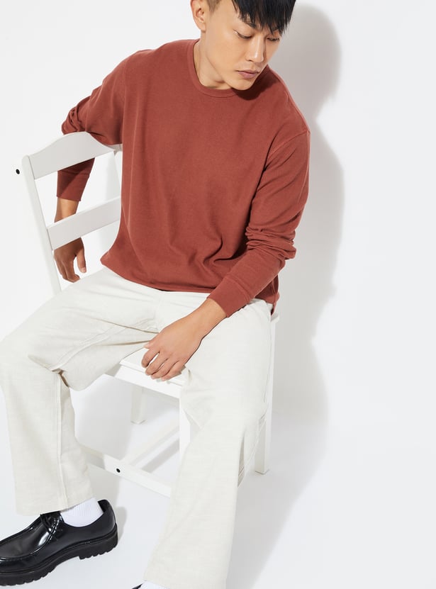 URB_N Men Textured T-shirt