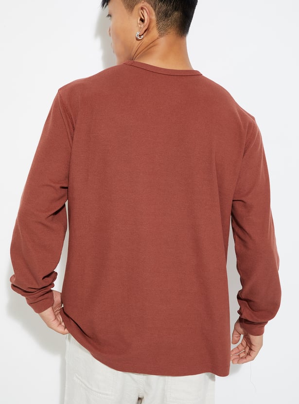 URB_N Men Textured T-shirt