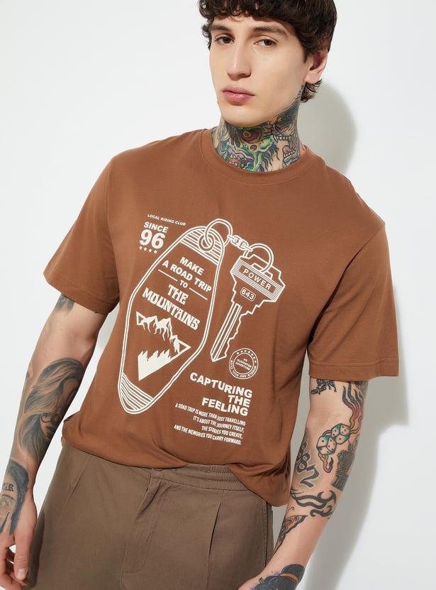 URB_N Men Graphic Printed T-shirt