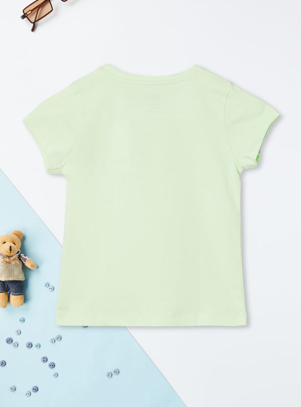 Girls Printed T-shirt - Pack of 2