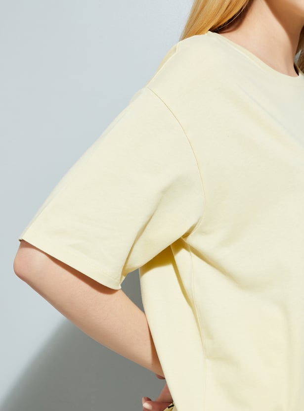 ALAYA F x URB_N Women Printed Oversized T-shirt