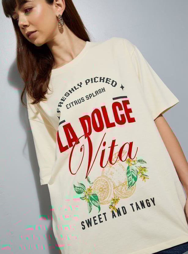 URB_N Women Printed T-shirt