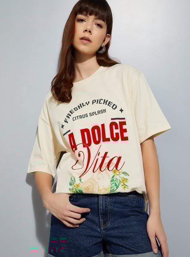 URB_N Women Printed T-shirt