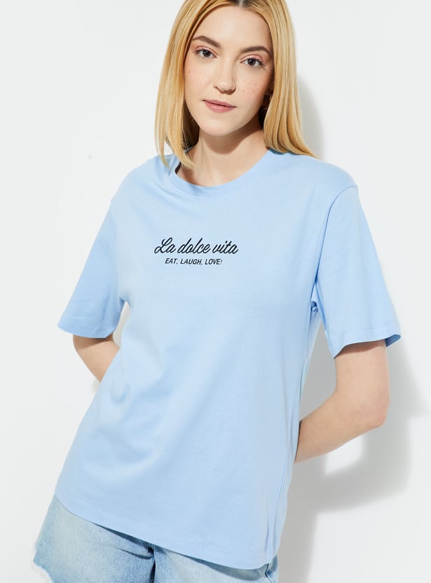 ALAYA F x URB_N Women Printed Oversized T-shirt