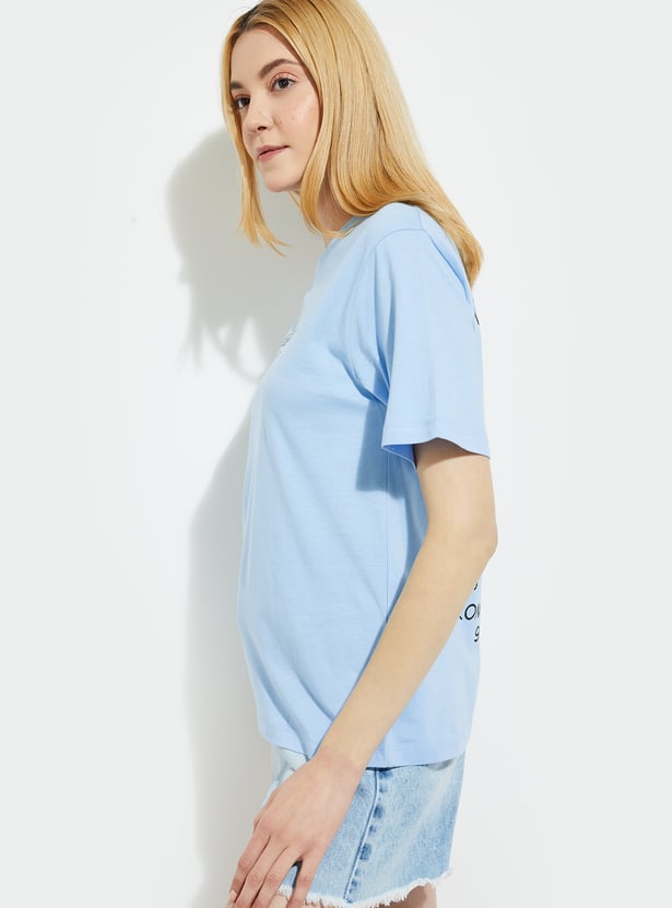 ALAYA F x URB_N Women Printed Oversized T-shirt