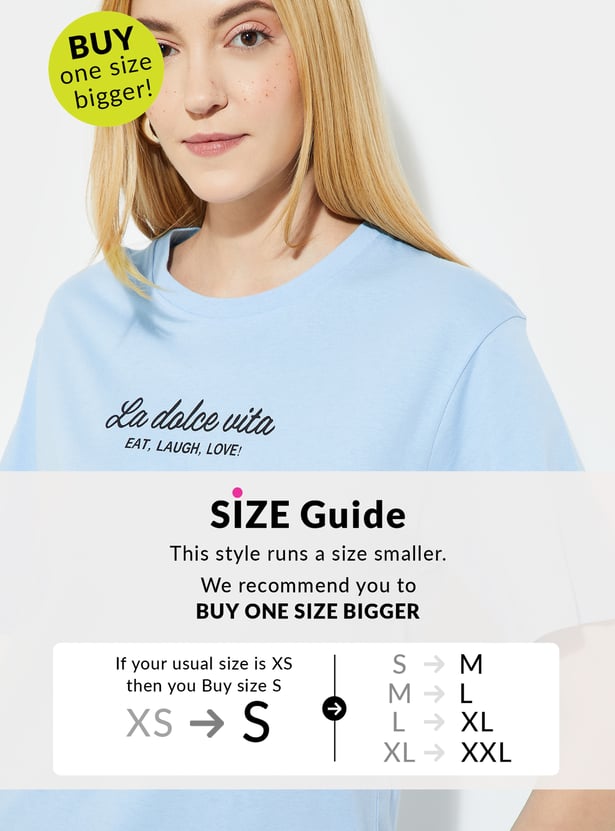 ALAYA F x URB_N Women Printed Oversized T-shirt
