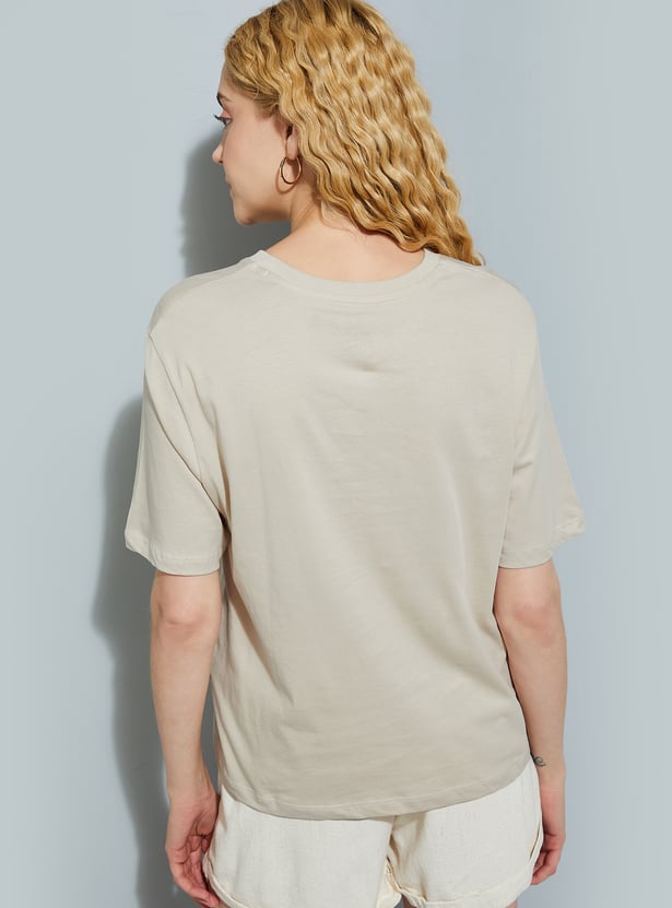 URB_N Women Printed Relaxed Fit T-shirt