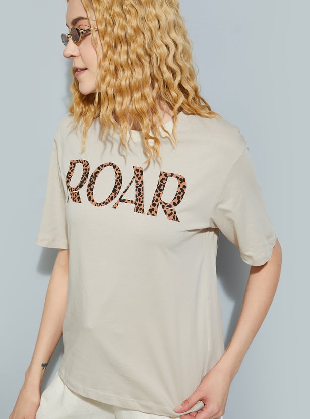 URB_N Women Printed Relaxed Fit T-shirt