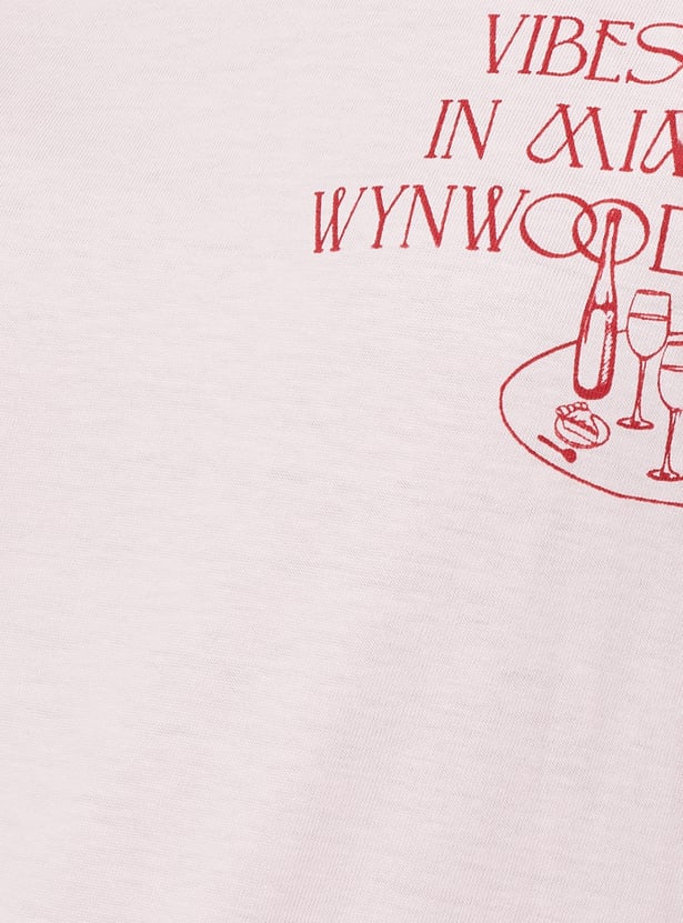 URB_N Women Printed Relaxed Fit T-shirt