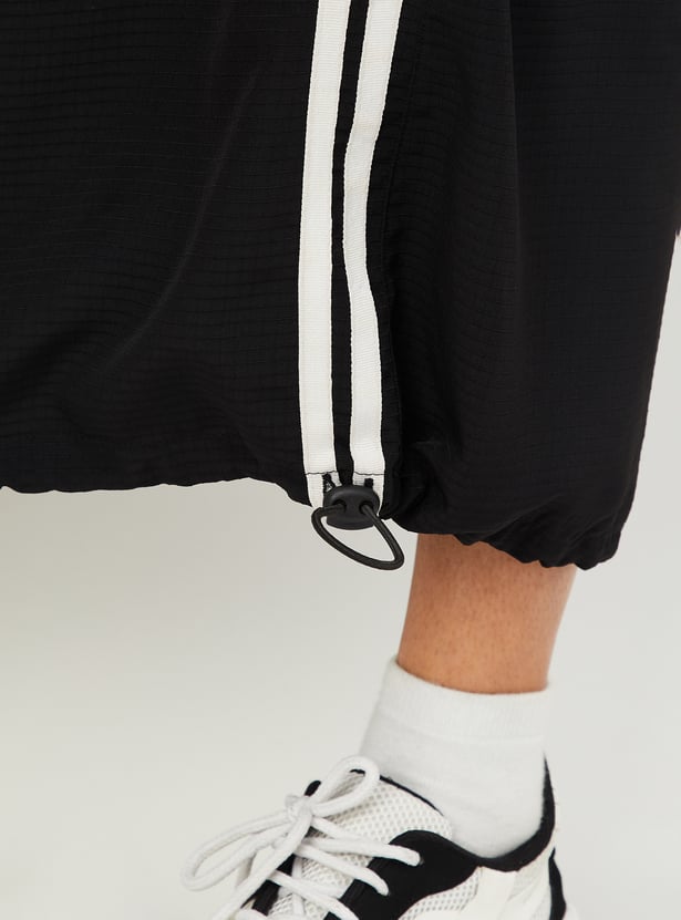 Women Side Striped Midi Skirt