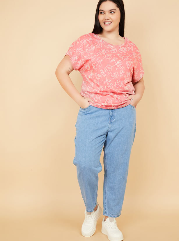 Women Floral Print T-shirt