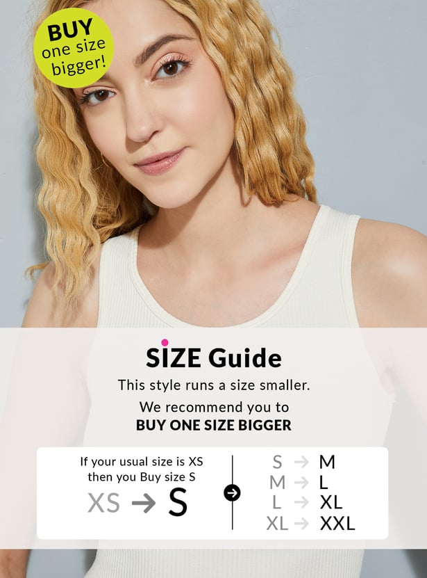 URB_N Women Ribbed Tank Crop Top