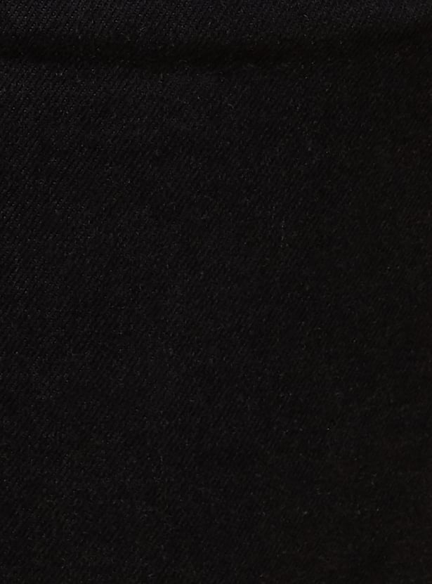 Women Solid Wide Leg Jeans