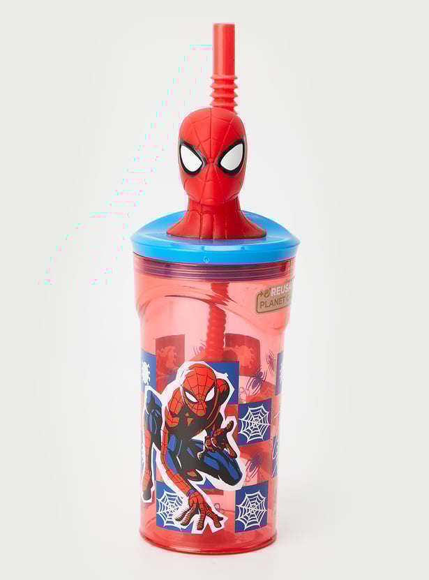 Kids Spiderman Print Sipper Tumbler