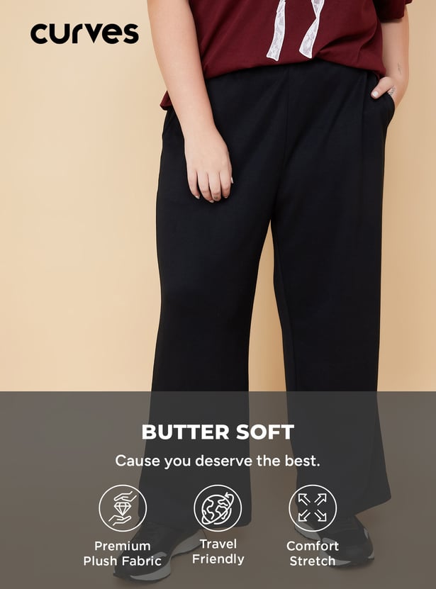 Women Wide Leg Butter Soft Track Pants