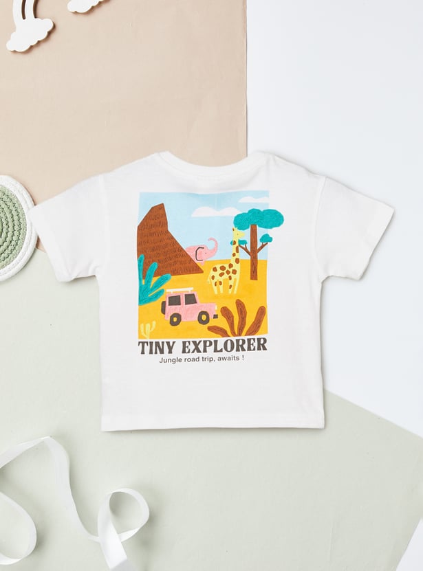 Boys Printed Shorts Set