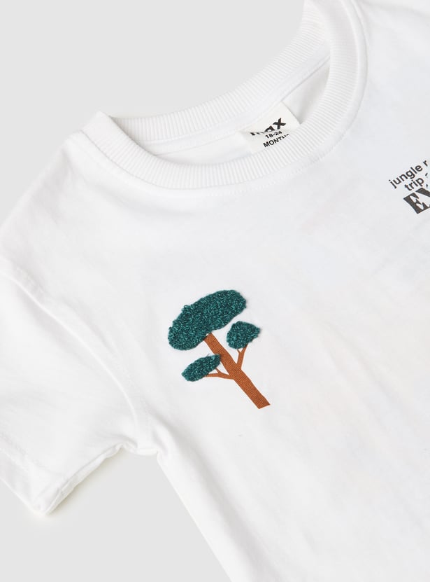 Boys Printed Shorts Set