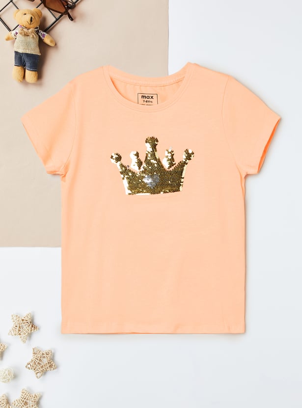 Girls Sequins T-shirt