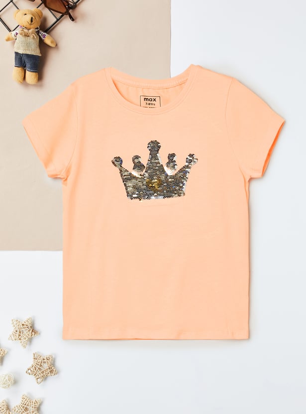 Girls Sequins T-shirt