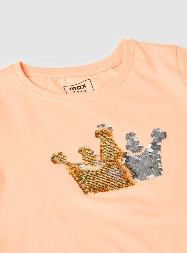 Girls Sequins T-shirt
