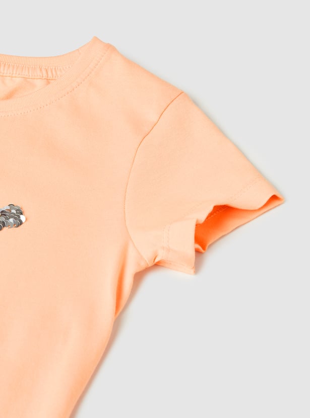 Girls Sequins T-shirt