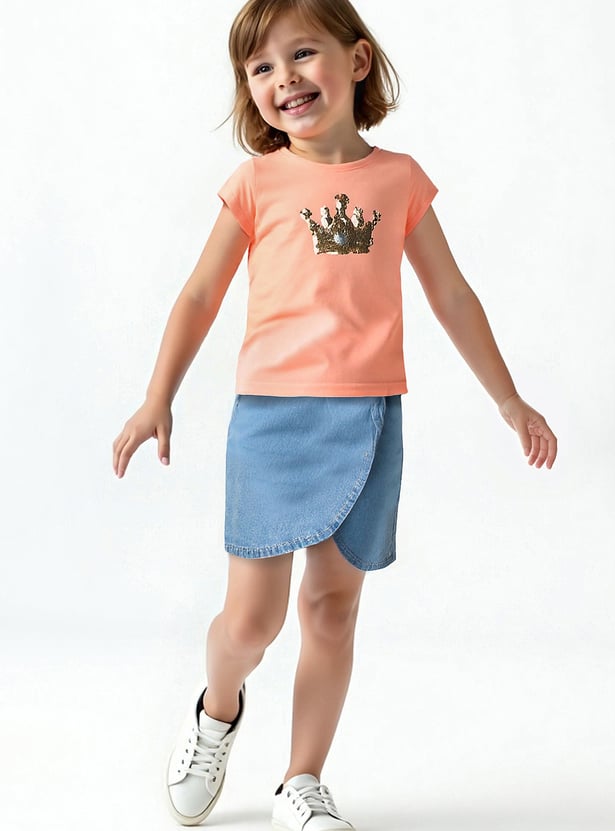 Girls Sequins T-shirt