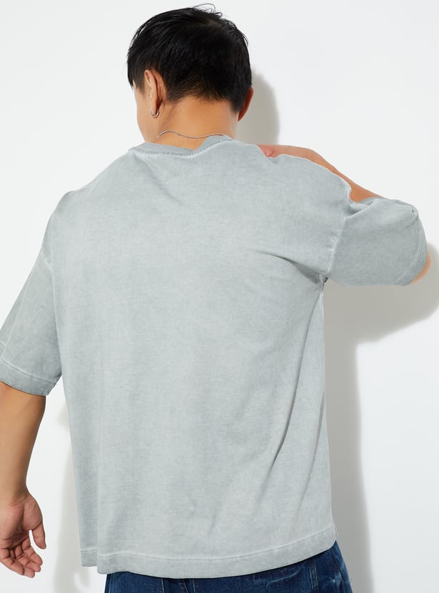 URB_N Men Printed Oversized T-shirt