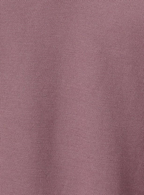 Men Textured Polo T-shirt