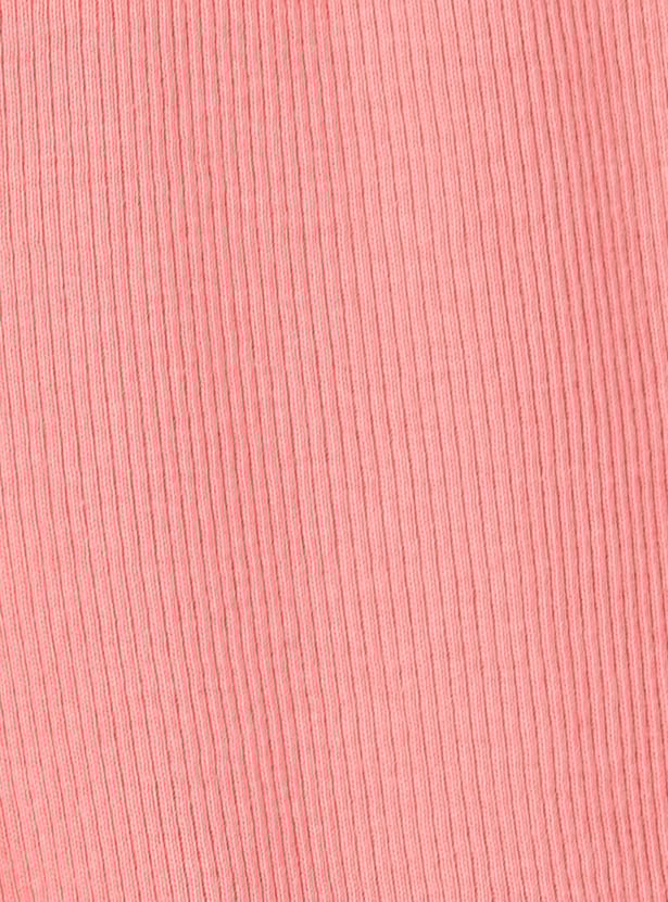 Girls Ribbed Leggings - Pack of 2