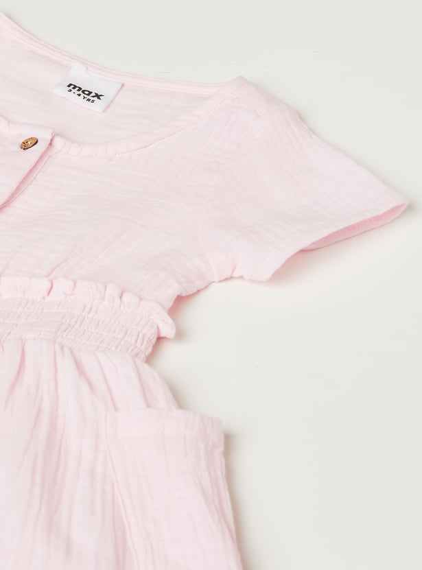 Girls Smocked Dress