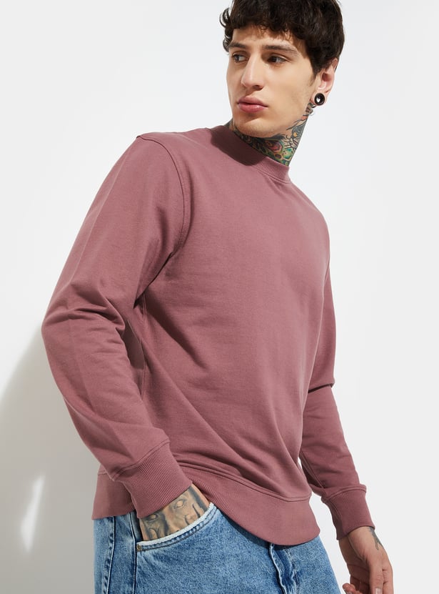 URB_N Men Solid Sweatshirt