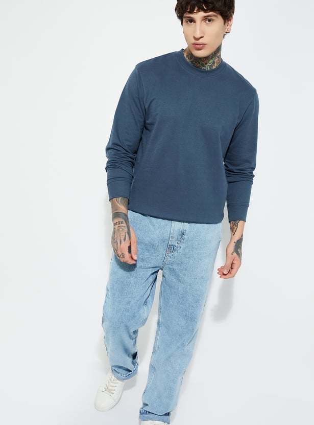 URB_N Men Solid Sweatshirt