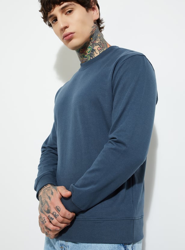 URB_N Men Solid Sweatshirt