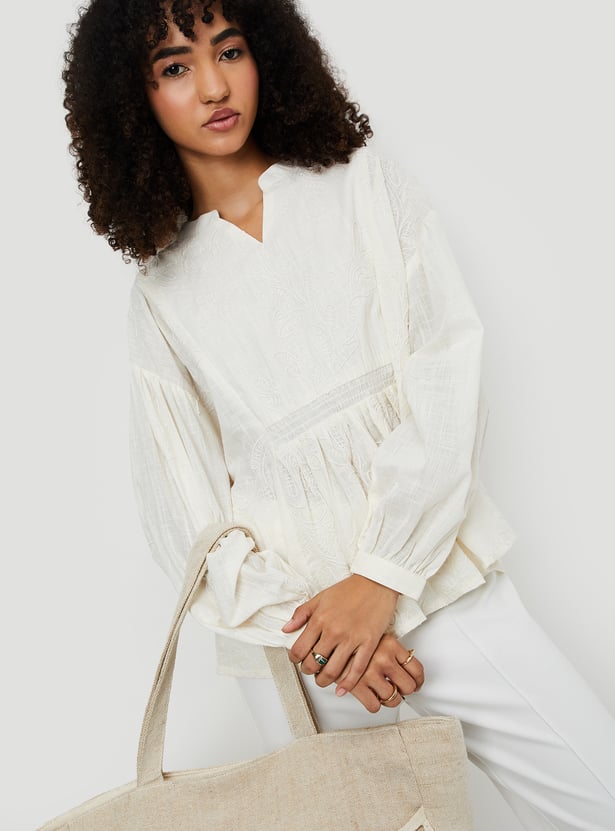 Women Embroidered Tunic
