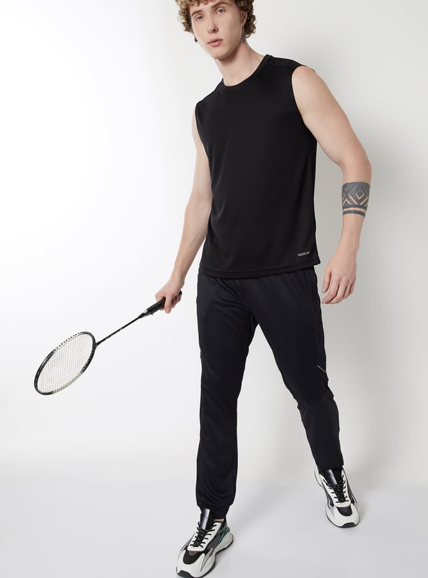 Men Solid Sports Joggers