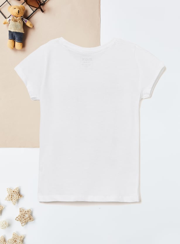 Girls Graphic Print T-shirt