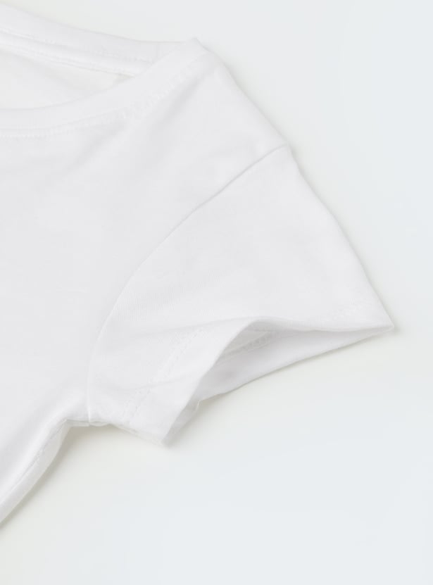 Girls Graphic Print T-shirt