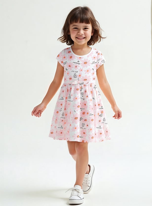Girls Printed Dress