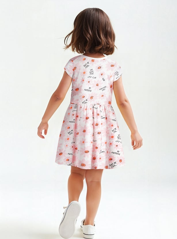 Girls Printed Dress