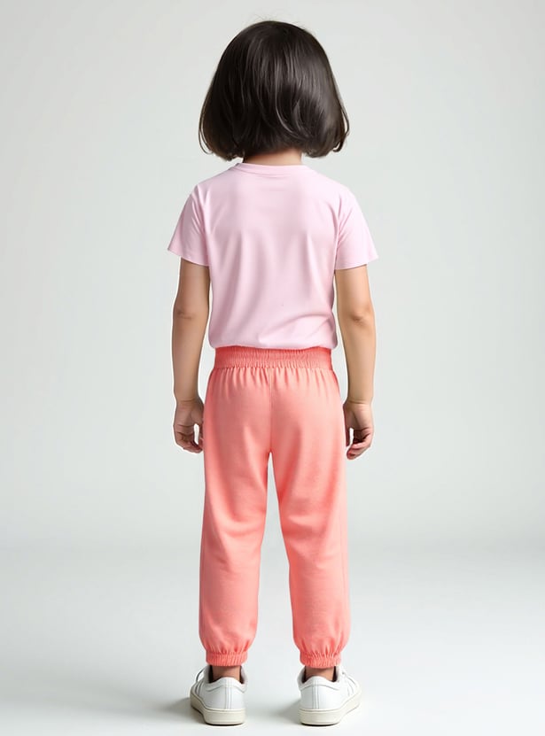 Girls Solid Joggers