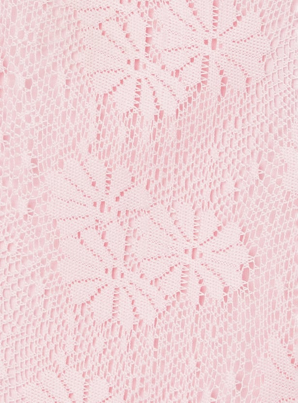 Girls Lace Shorts Set