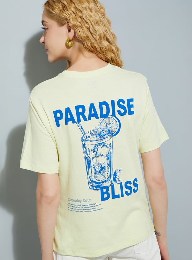 URB_N Women Printed Relaxed Fit T-shirt
